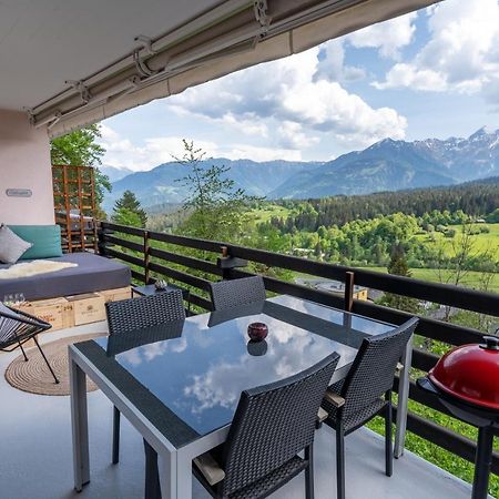 Apartmán -Panorama-Bergblick- Dampfbad-Dusche Und Aussenbett Flims Exteriér fotografie