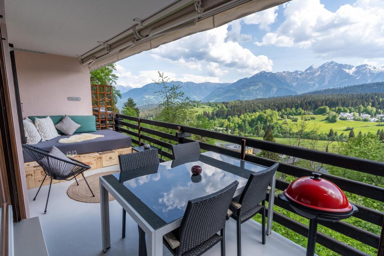Apartmán -Panorama-Bergblick- Dampfbad-Dusche Und Aussenbett Flims Exteriér fotografie