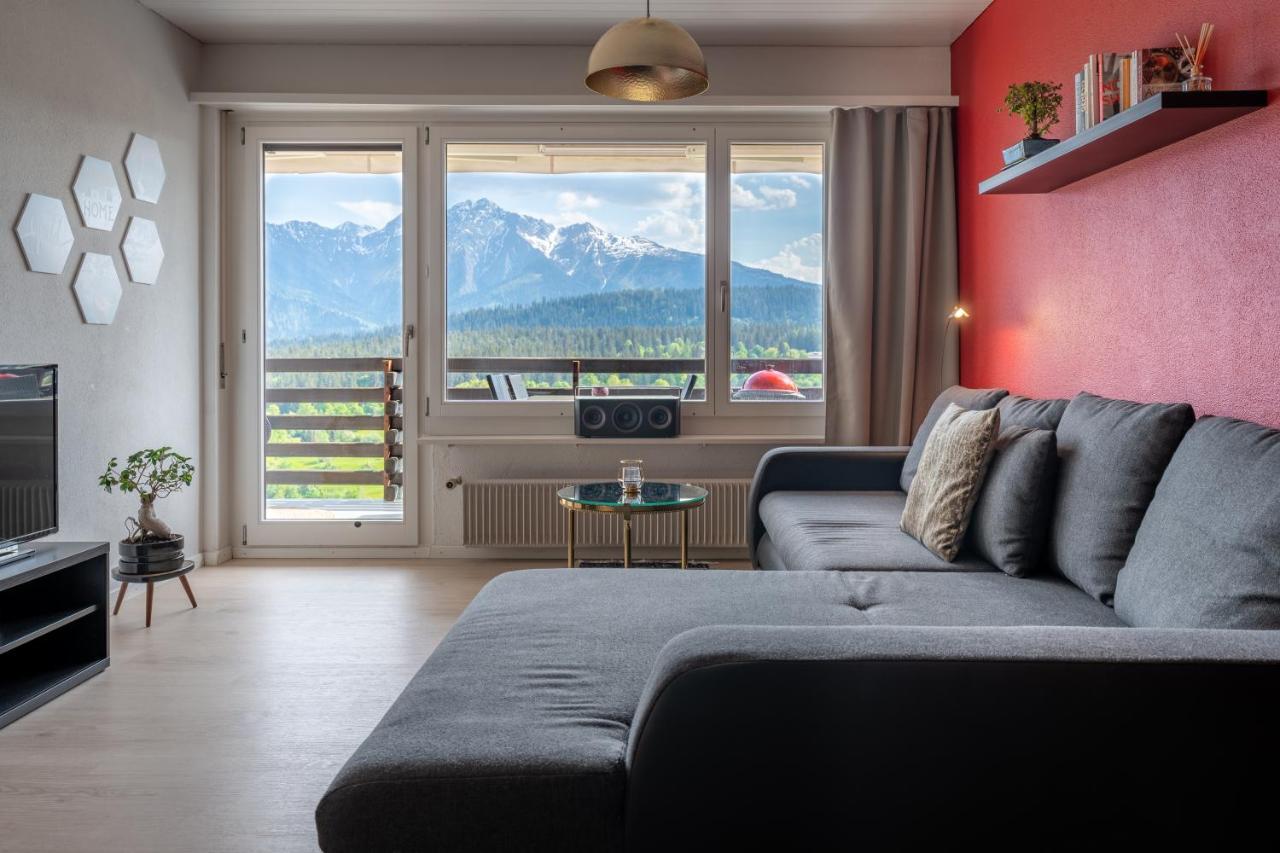 Apartmán -Panorama-Bergblick- Dampfbad-Dusche Und Aussenbett Flims Exteriér fotografie